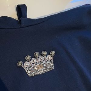 Dolce & Gabbana Crown Logo Sweatshirt Hoodie, NWT